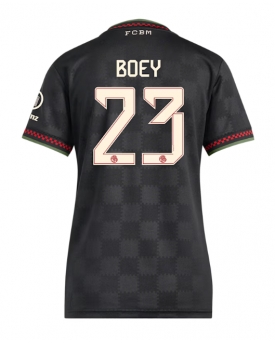 Billige Fotballdrakt Bayern Munich Sacha Boey #23 Replika Tredjedrakt Dame 2025-26 Kortermet Billige Fotballdrakt Bayern Munich Sacha Boey #23 Replika Tredjedrakt Dame 2025-26 Kortermet